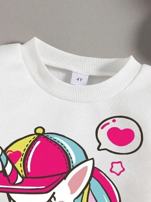 Naazglory_Girls_Party(Festive)_T-Shirt_Pant_(Pink)