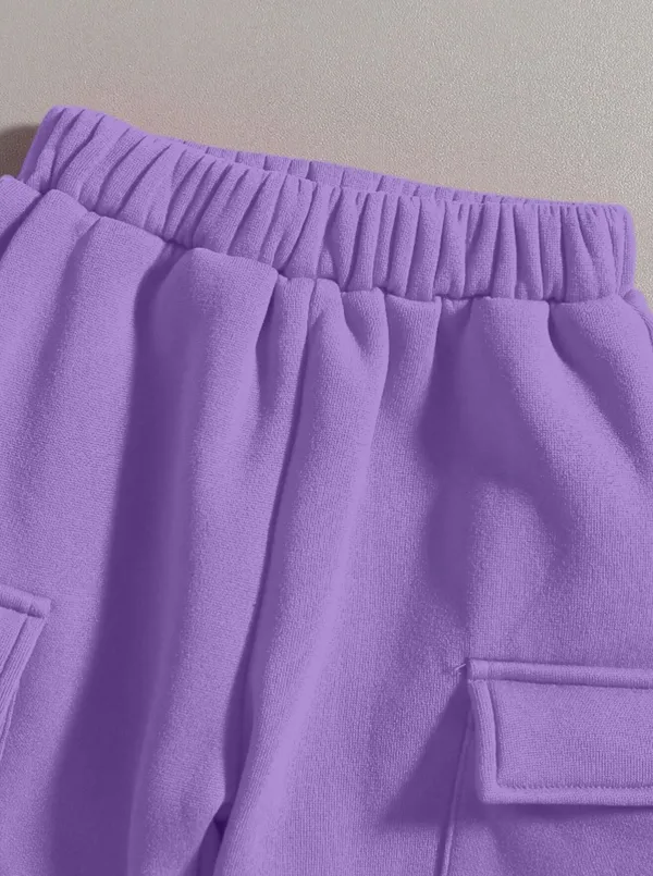 Naazglory_Girls_Party(Festive)_T-Shirt_Pant_(White,_Purple)