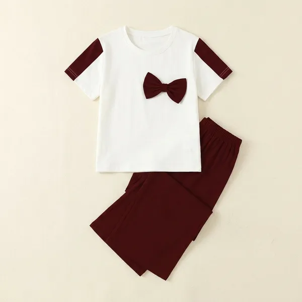 Naazglory_Girls_Party(Festive)_T-Shirt_Pant_(Wine)