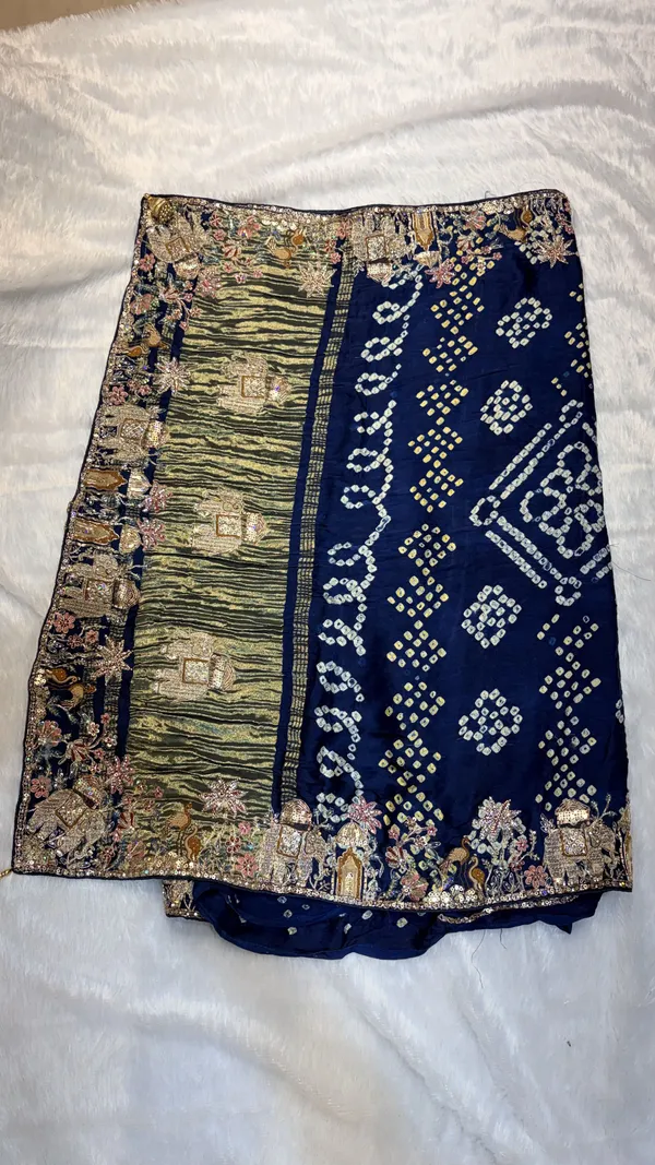 Navy_And_Royal_Blue_Saree_Duo