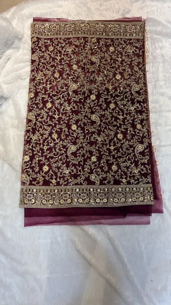 Dark_Purple_Velvet_Gold_Zari_Embellished_Saree_For_Women