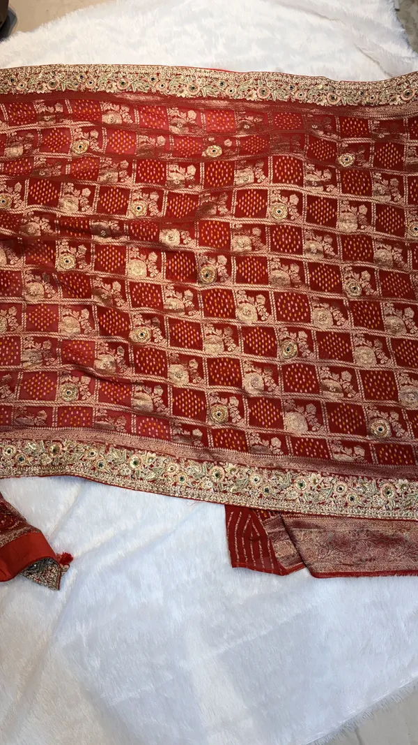 Bridal_Red_Silk_Saree_Duo