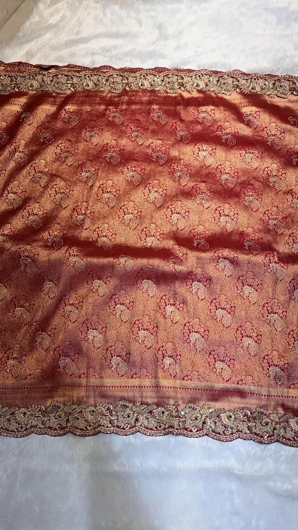 Hot_Pink_Net_Floral_Embroidered_Sequin_Border_Saree_For_Women