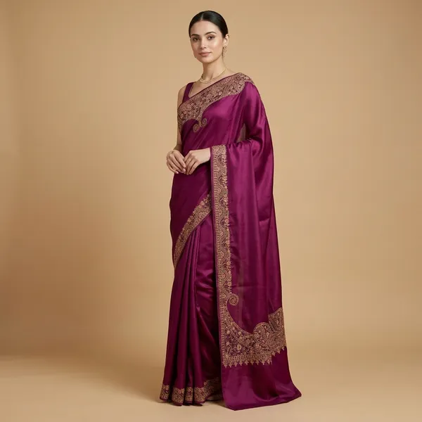 Dark_Purple_Chiffon_Saree_For_Women