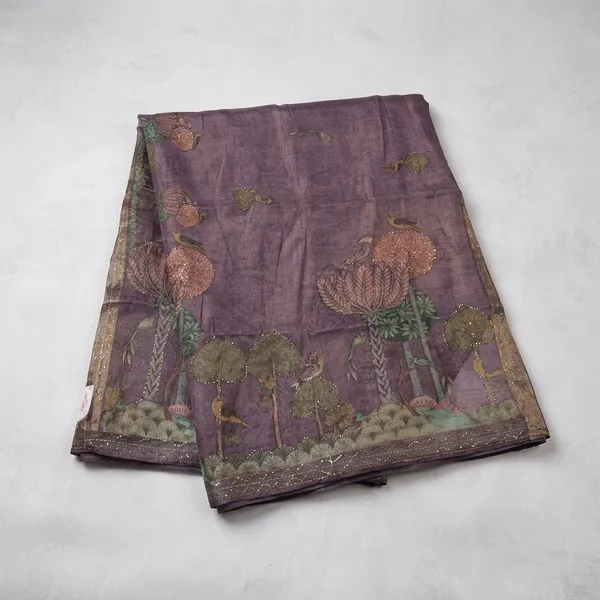 Purple_Embroidered_Floral_Organza_Saree_With_Border