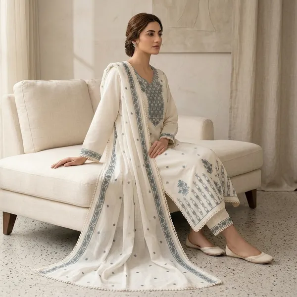 Off-White_Cotton_Straight_Embroidered_Kurti_Set_With_Dupatta_For_Women