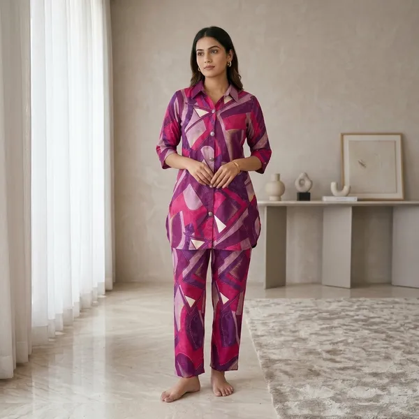 Purple_Rayon_Relaxed_Geometric_Print_Co-Ord_Set_For_Women