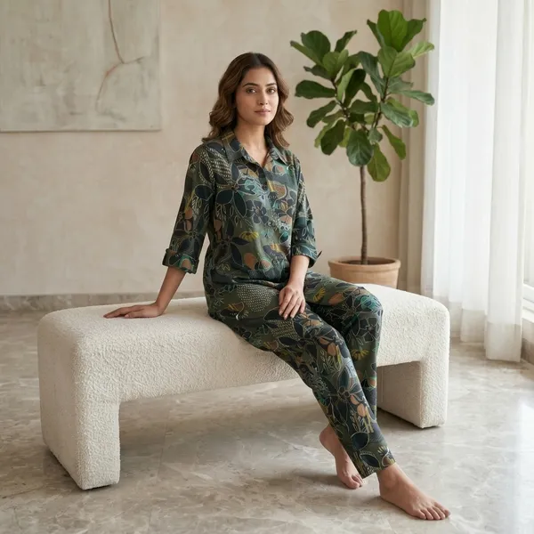 Green_Rayon_Relaxed_Floral_Print_Co-Ord_Set_For_Women