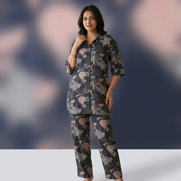 Navy_Blue_Rayon_Relaxed_Floral_Print_Co-Ord_Set_For_Women