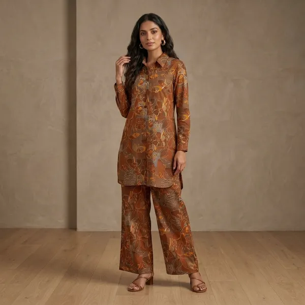 Brown_Rayon_Relaxed_Floral_Print_Co-Ord_Set_For_Women