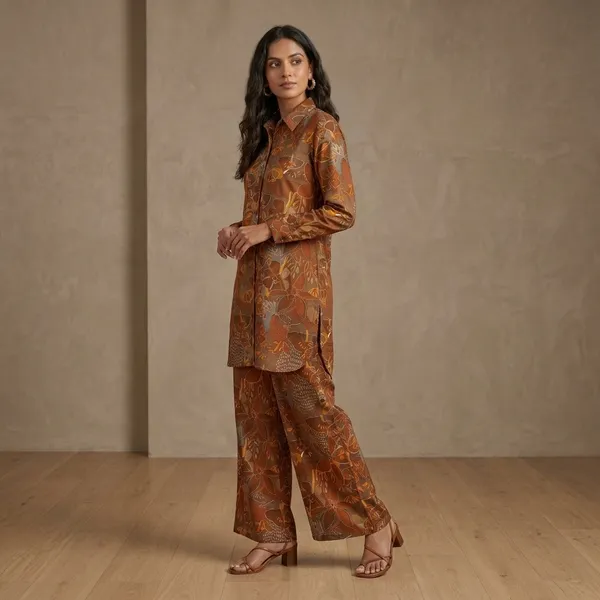 Brown_Rayon_Relaxed_Floral_Print_Co-Ord_Set_For_Women