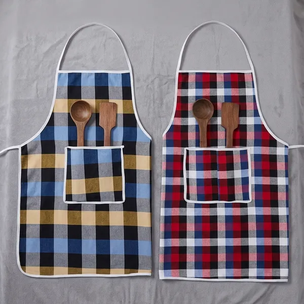 Cotton_Check_Print_Multicolour_Kitchen_Apron_Pack_Of_2