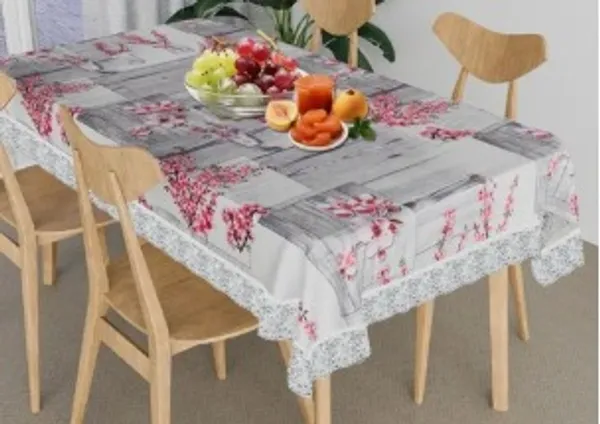 Wooden_Print_White_Pink_Dining_Table_Cover_And_Polyester_Leaf_Print_Black_White_Fridge_Top_Cover