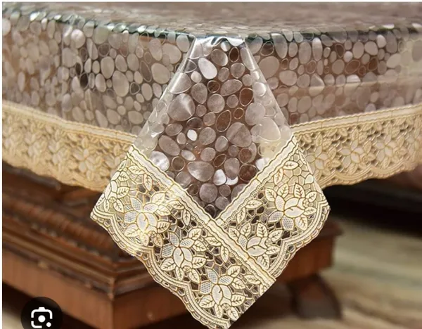 Diamond_Golden_Lace_Transparent_Dining_Table_Cover
