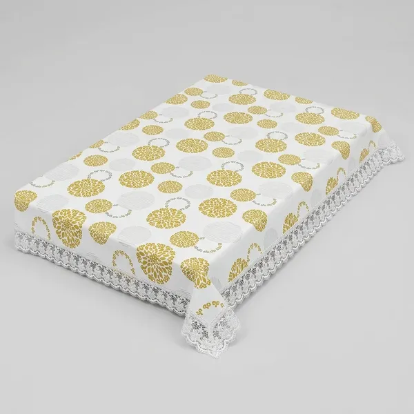 Circle_Print_White_Yellow_Dining_Table_Cover
