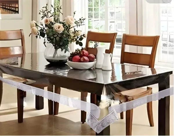 Silver_Lace_Border_Transparent_Dining_Table_Cover