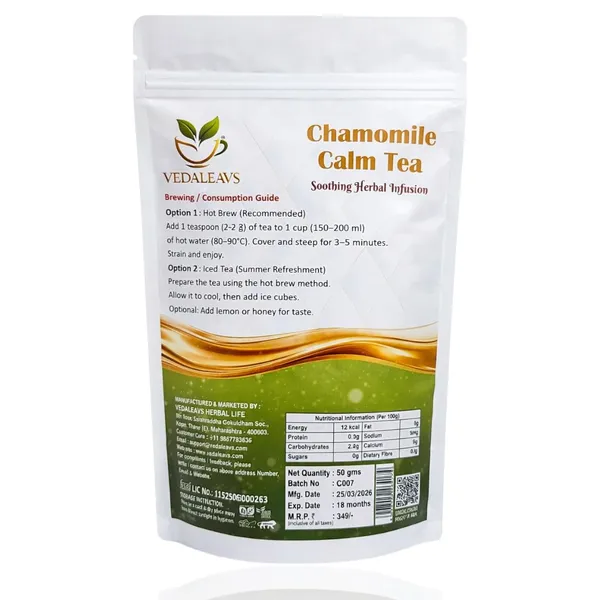 Vedaleavs_Chamomile_Calm_Herbal_Tea_Caffeine_Free_Organic_And_Natural