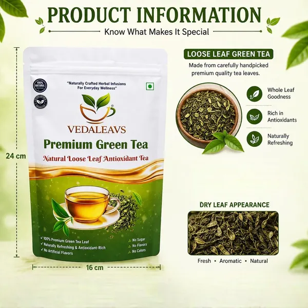 Vedaleavs_Green_Tea_Loose_Leaf_Antioxidant_Infusion