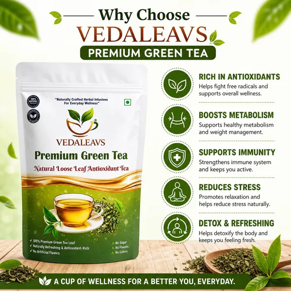 Vedaleavs_Green_Tea_Loose_Leaf_Antioxidant_Infusion