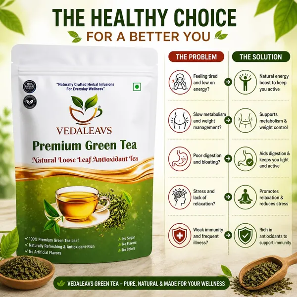 Vedaleavs_Green_Tea_Loose_Leaf_Antioxidant_Infusion