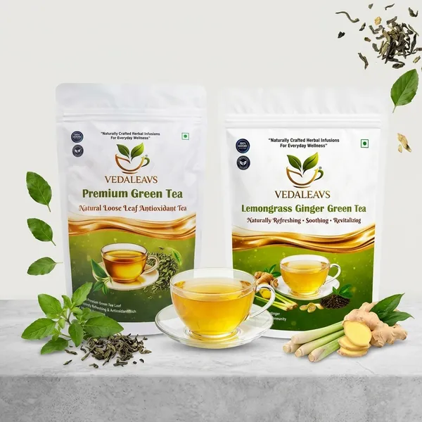 Vedaleavs_Pure_Green_Tea_&_Lemongrass_Ginger_Green_Tea_Explorer_Duo_Organic_And_Natural