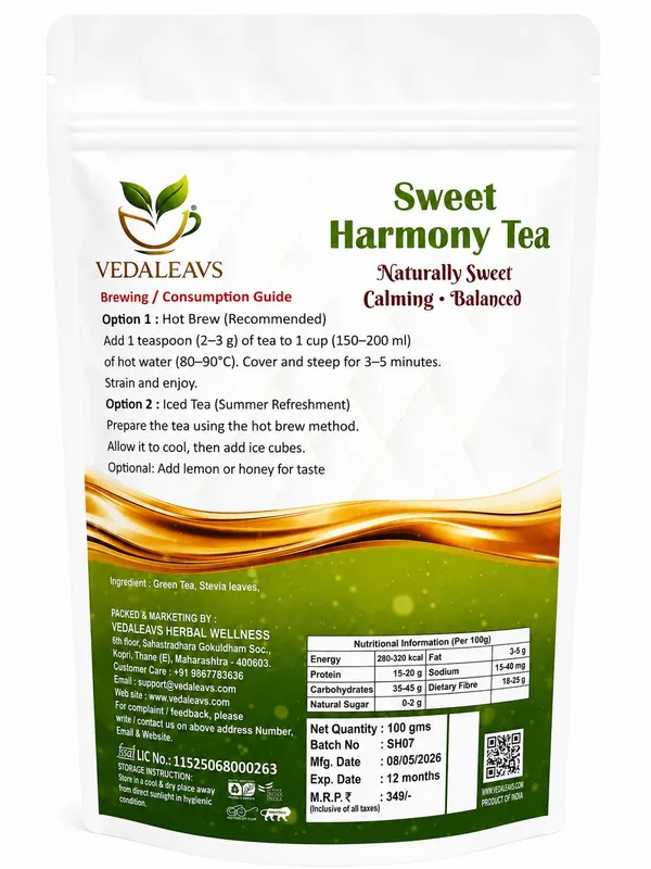 Vedaleavs_Sweet_Harmony_Green_Tea_With_Stevia_&_Mint