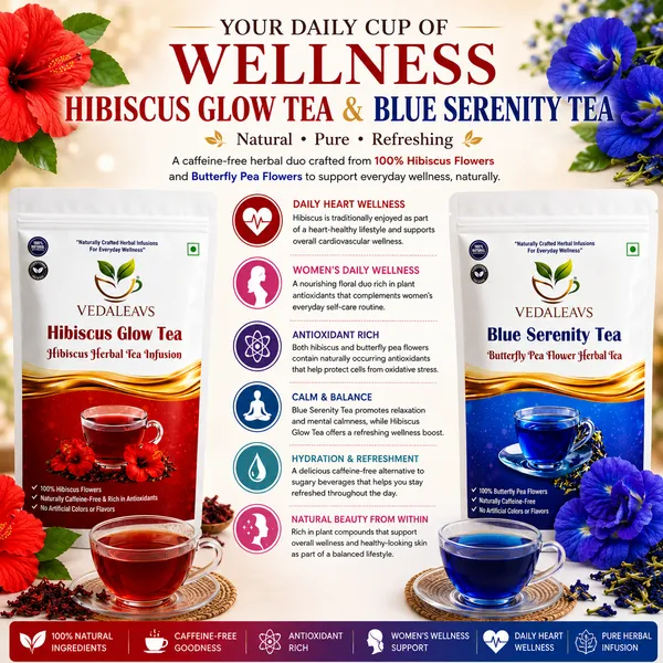 Vedaleavs_Hibiscus_Glow_&_Blue_Serenity_tea_Deo_Organic_And_Natural