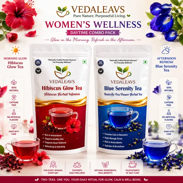 Vedaleavs_Hibiscus_Glow_&_Blue_Serenity_tea_Deo_Organic_And_Natural