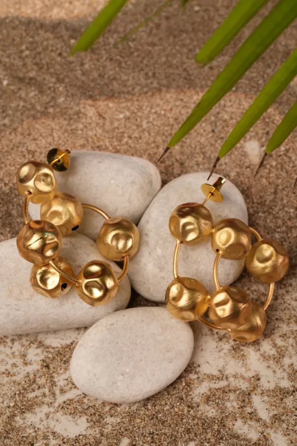Molten_Orb_Hoop_Earrings