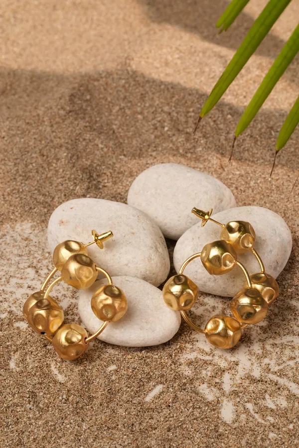 Molten_Orb_Hoop_Earrings