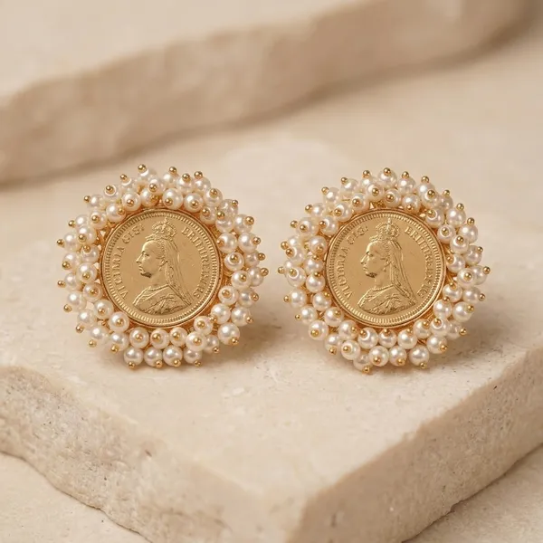 Regal_Pearl_Coin_Stud_Earrings