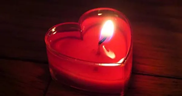 Wax_Valentine_Rose_Scented_Heart_Shape_Candles_Red_Pack_Of_10