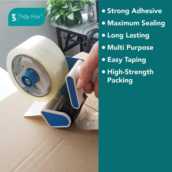 Tidy_Fox_Cello_Tape_/_2_Inch_X_65_Mtr/Pack_Of_1_/_Strong_Transparent_Packing_Tape_For_Cartons,_Shipping_&_E-Commerce_Packaging