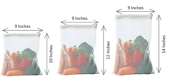 Tidy_Fox_Vegetable_Storage_Net_Bags_For_Fridge_–_Set_Of_12_/_Reusable,_Washable,_Durable_Nylon_Mesh_Bags_With_Rustproof_Zipper_For_Produce,_Toys,_Travel_&_Home_Organization