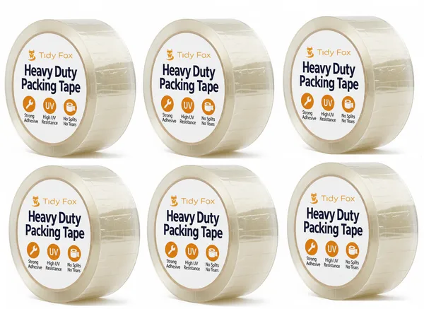 Tidy_Fox_Cello_Tape_/_2_Inch_X_65_Mtr/Pack_Of_6_/_Strong_Transparent_Packing_Tape_For_Cartons,_Shipping_&_E-Commerce_Packaging