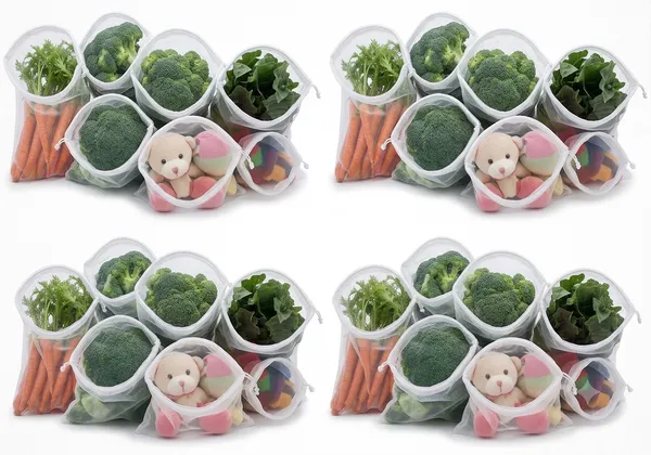 Set_Of_24_Tidy_Fox_Vegetable_Storage_Net_Bags_For_Fridge_/_Reusable,_Washable,_Durable_Nylon_Mesh_Bags_With_Rustproof_Zipper_For_Produce,_Toys,_Travel_&_Home_Organization