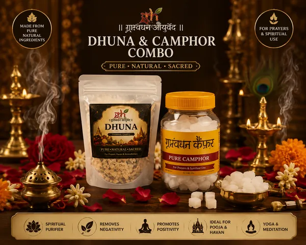 Gowardhan_Dhuna__(250g)&_Pure_Camphor_(100g)__Combo_–_Ideal_for_Daily_Worship_&_Removing_Negativity