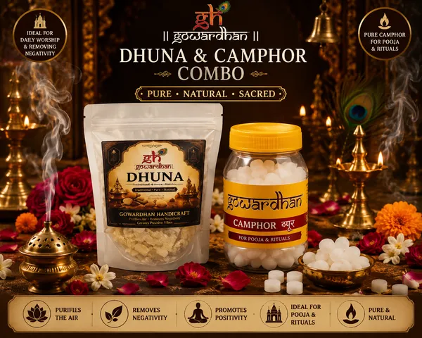 Gowardhan_Dhuna__(250g)&_Pure_Camphor_(100g)__Combo_–_Ideal_for_Daily_Worship_&_Removing_Negativity