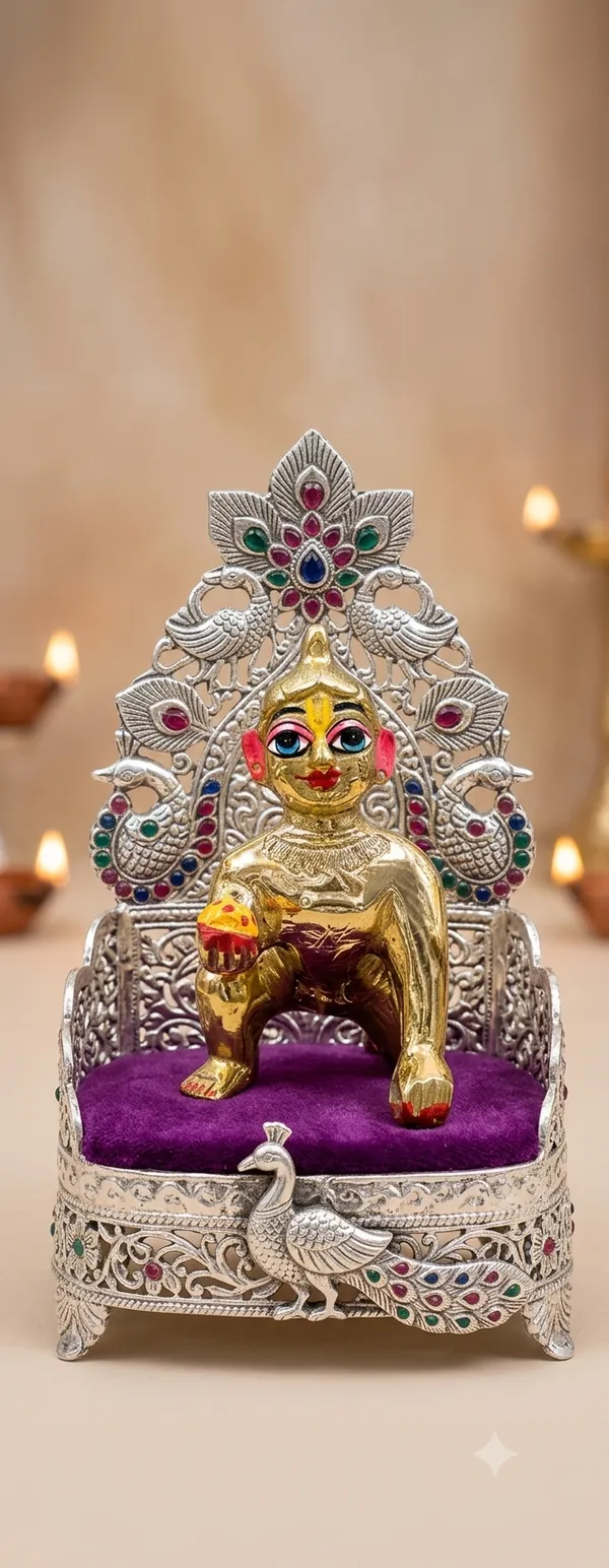 Golden_Brass_Crawling_Baby_Figurine_for_Pooja_and_Home_Decor_half_paint
