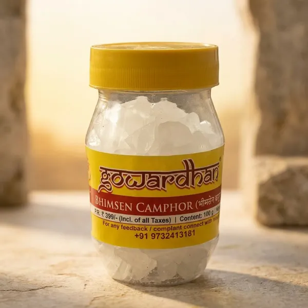 Traditional_Bhimseni_Camphor,Dhoop_Cone_And_Sambrani_Cups_Gift_Set_(Pack_of_5)
