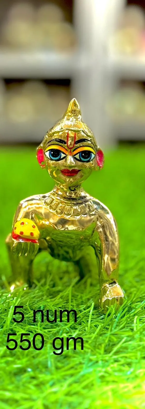 Golden_Brass_Crawling_Baby_Figurine_for_Pooja_and_Home_Decor_half_paint