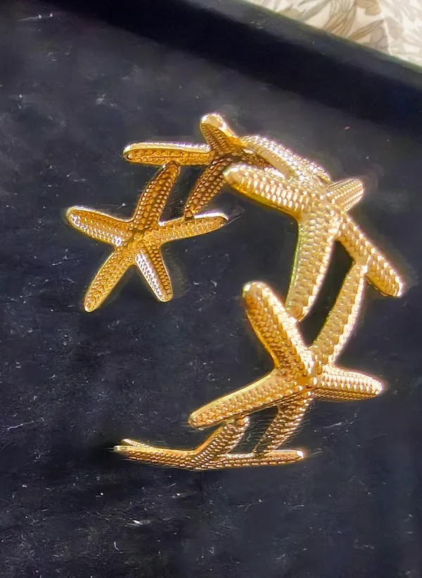 Aarsa_Premium_Micro_Gold_Plated_Sea_Star_Open_Cuff_Bracelet_For_
__Women_And_Girls_|_Luxury_Coastal_Statement_Fashion_Jewellery