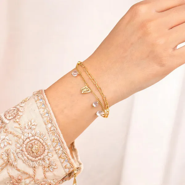 Aarsa_Premium_Micro_Gold_Plated_Butterfly_Charm_Layered_Bracelet_For_
__Women_And_Girls_|_Korean_Style_Daily_Wear_Fashion_Jewellery