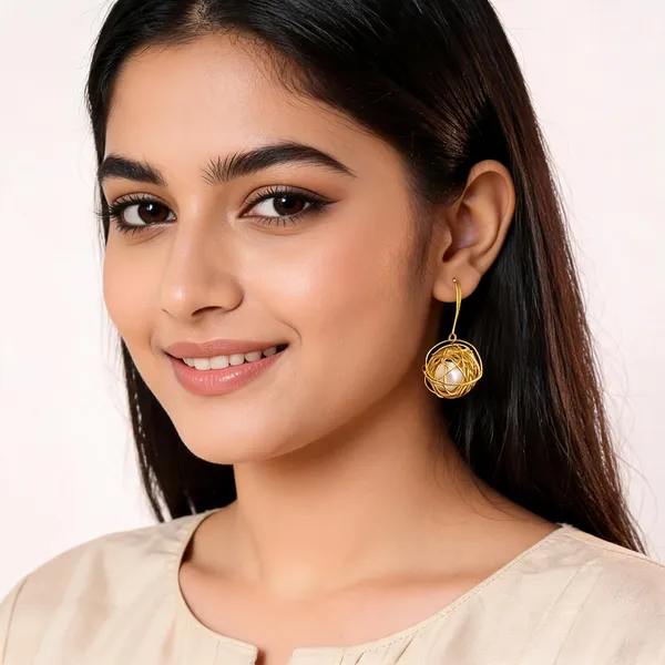 Aarsa_Premium_Korean_Style_Gold_Finish_Pearl_Orbit_Drop_Earrings_For_
__Women_And_Girls_|_Luxury_Designer_Statement_Fashion_Jewellery