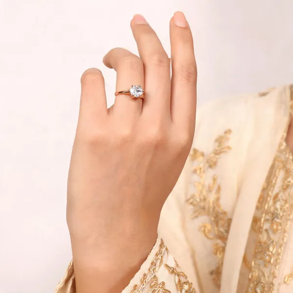 Aarsa_Premium_Rose_Gold_Plated_Adjustable_Solitaire_Ring_For_Women_
__&_Girls_|_Brass_Cz_Minimal_Designer_Daily_Wear_Ring