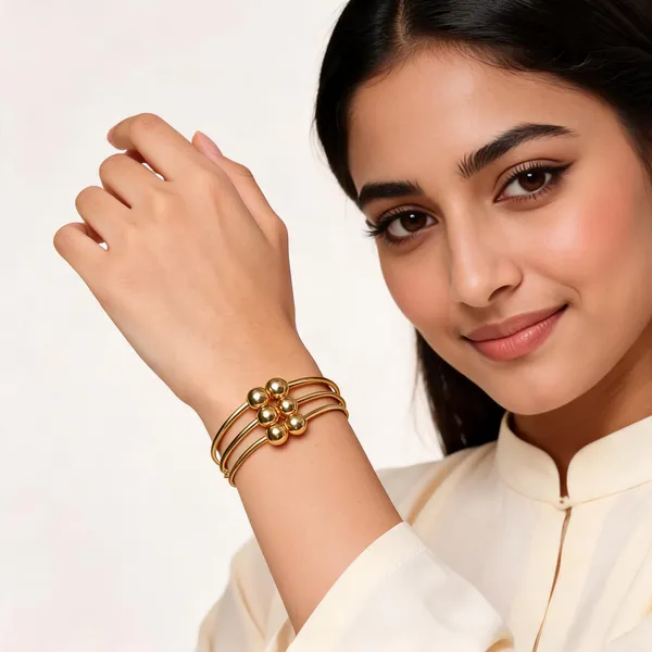 Aarsa_Premium_Micro_Gold_Plated_Dual_Ball_Open_Bangle_Bracelet_For_
__Women_And_Girls_|_Minimal_Luxury_Fashion_Jewellery