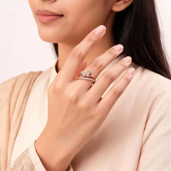 Aarsa_Premium_Rose_Gold_Plated_Butterfly_Adjustable_Ring_For_
__Women_&_Girls_|_Brass_Cz_Korean_Style_Designer_Daily_Wear_Ring