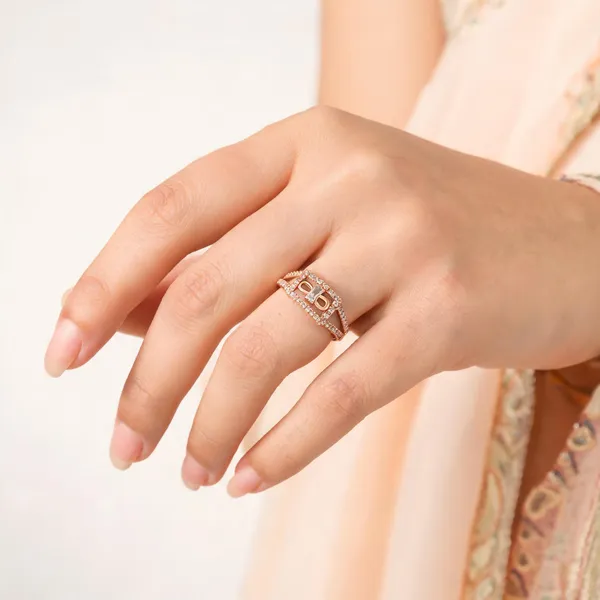 Aarsa_Premium_Rose_Gold_Plated_Geometric_Adjustable_Ring_For_
__Women_&_Girls_|_Brass_Cz_Korean_Style_Designer_Daily_Wear_Ring