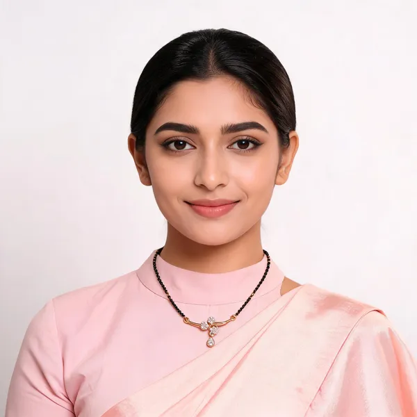 Aarsa_Premium_Rose_Gold_Plated_Floral_Cz_Curved_Bar_Designer_
__Mangalsutra_For_Women_|_Brass_Base_Metal_|_Daily_Wear_Traditional_
__Black_Bead_Mangalsutra