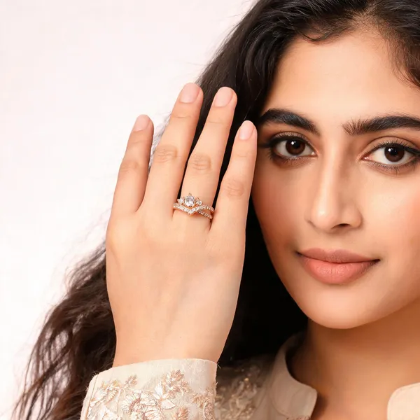 Aarsa_Premium_Rose_Gold_Plated_Floral_Crown_Cz_Adjustable_Ring_
__For_Women_&_Girls_|_Brass_Korean_Style_Designer_Daily_Wear_Ring